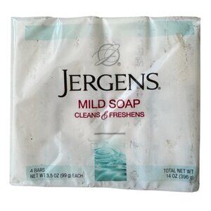2 x Jergens Mild Soap Cleans & Freshens 4-Pack Bars (8 total)